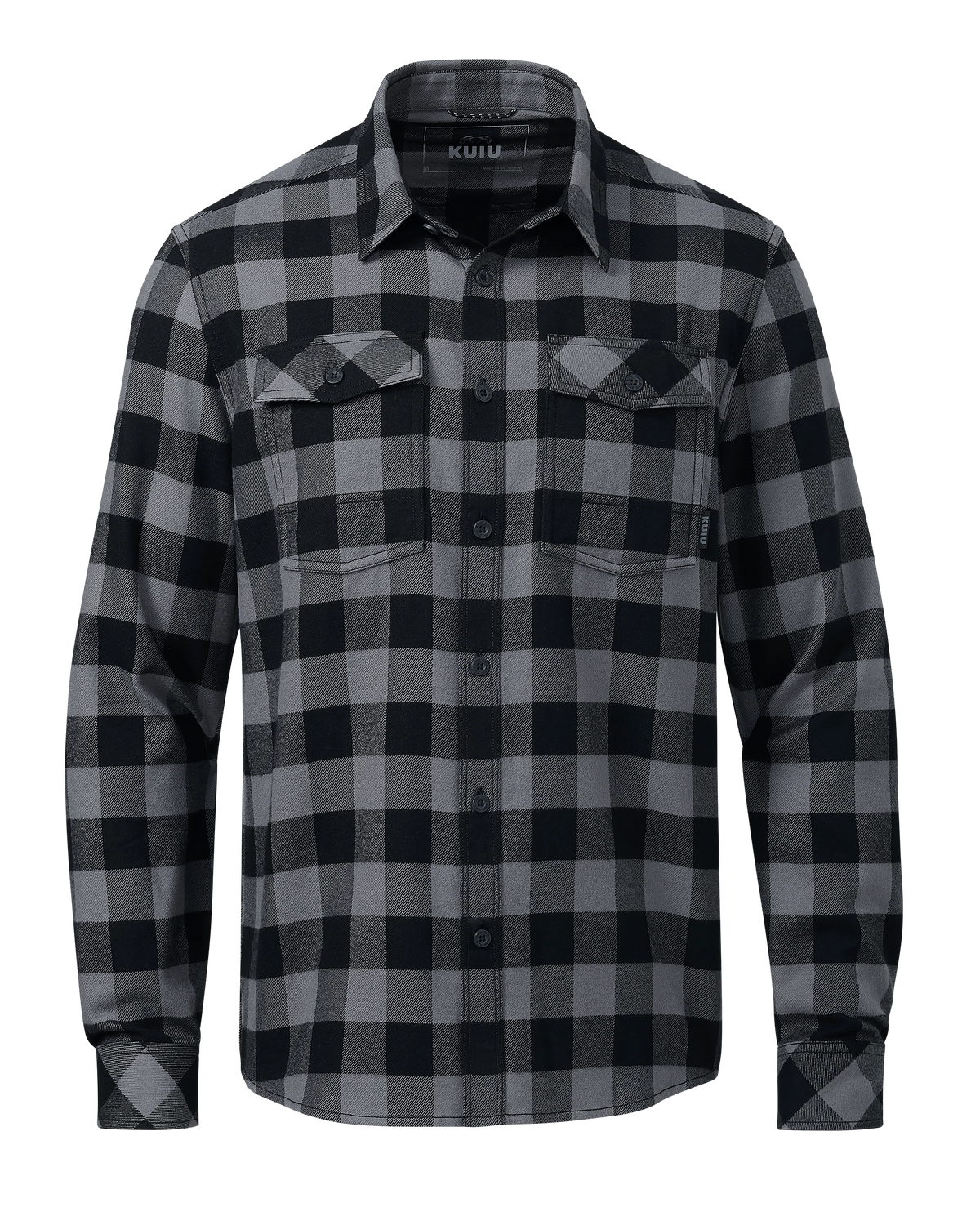 Field Flannel Shirt | Gunmetal Buffalo Check