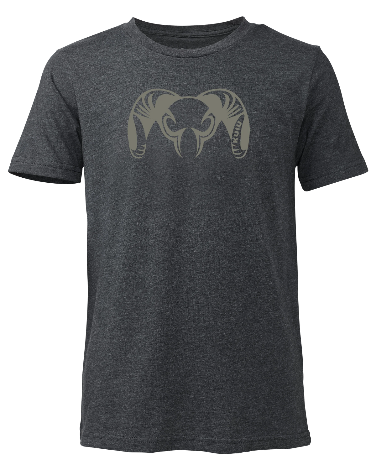 Youth Engraved Ram T-Shirt | Charcoal
