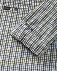 Borrego LS Shirt | Mini Cross Check Verde Plaid