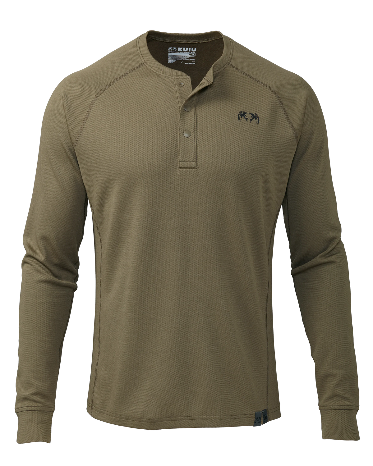 PRO Merino 200 Henley | Ash