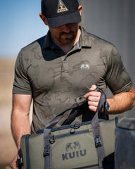 KUIU Performance Polo | Steel Blue Tonal