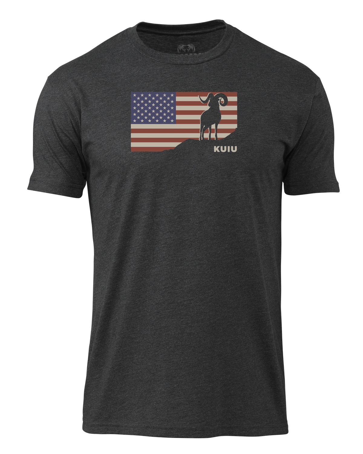 KUIU Ram Flag T-Shirt | Charcoal