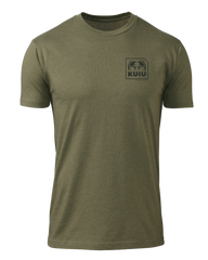 KUIU Square Chest Logo T-Shirt | Military Green