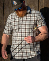 Borrego SS Shirt | Verde Crosscheck Plaid