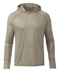 Gila LS Hoodie Topo | Bone Topo Print