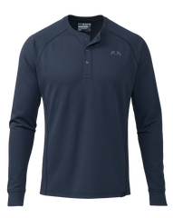 PRO Merino 200 Henley | Steel Blue