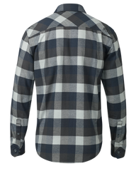 Field Flannel Shirt | Steel Blue Trio