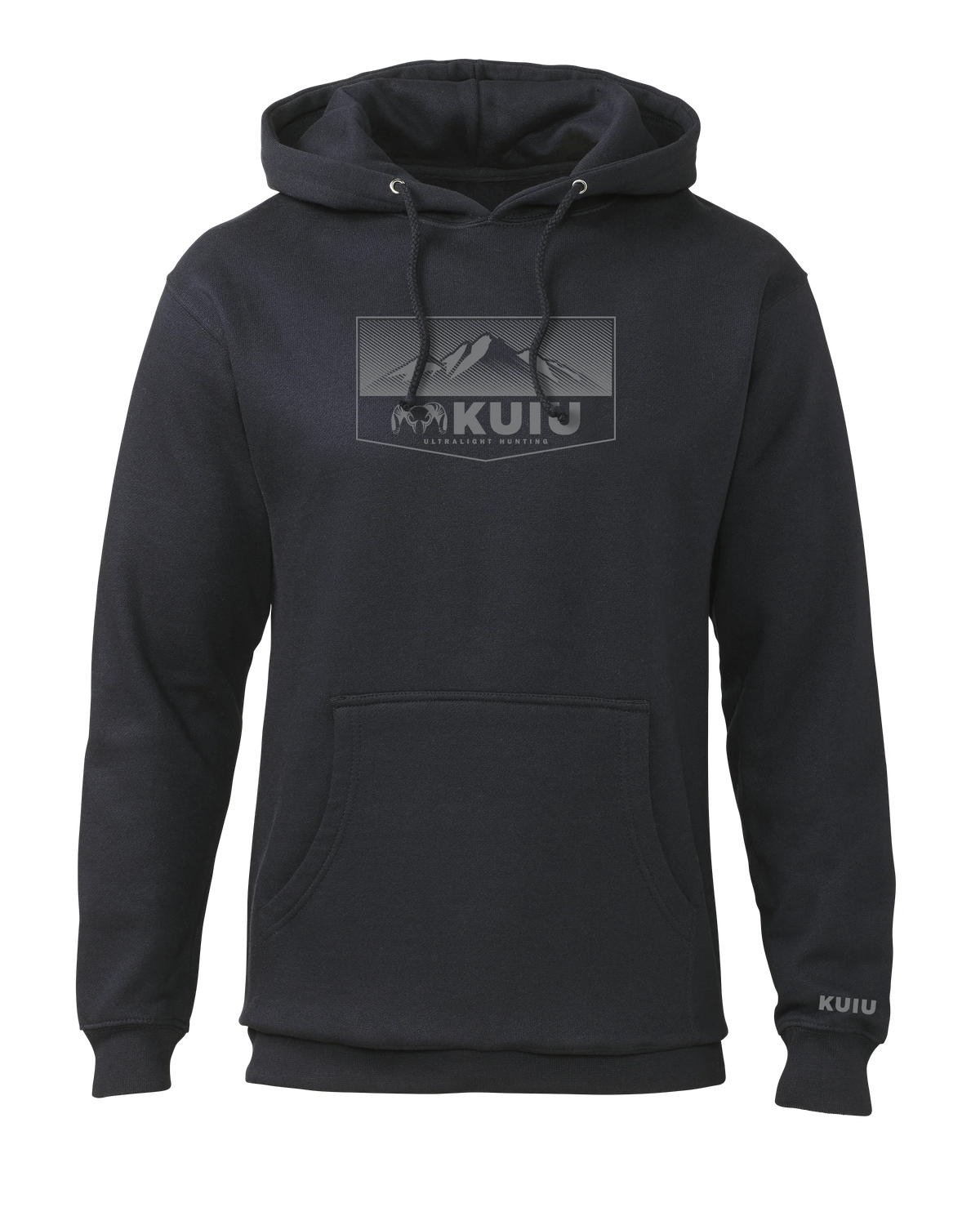 KUIU Ultralight Mountain Logo Hoodie | Navy