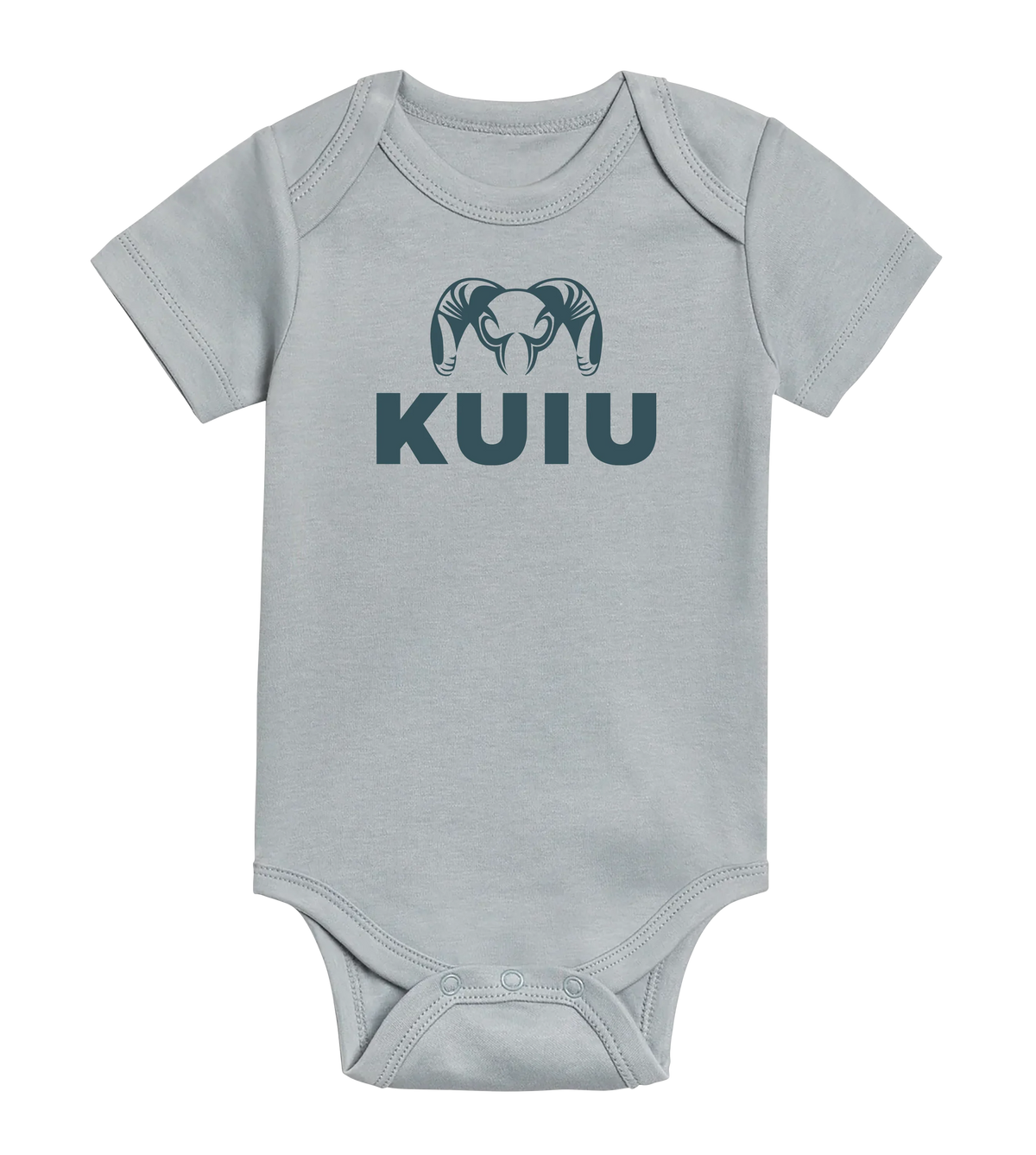KUIU Stacked Logo Baby One-Piece | Mist