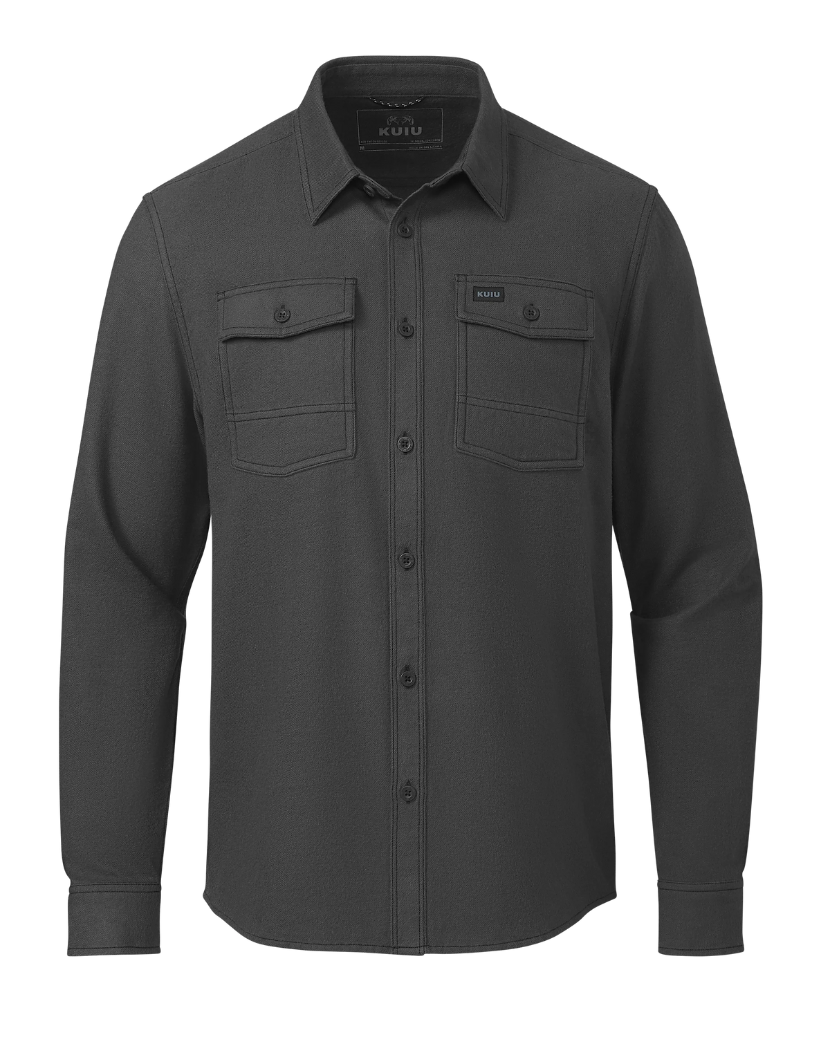 Field Flannel Shirt | Asphalt