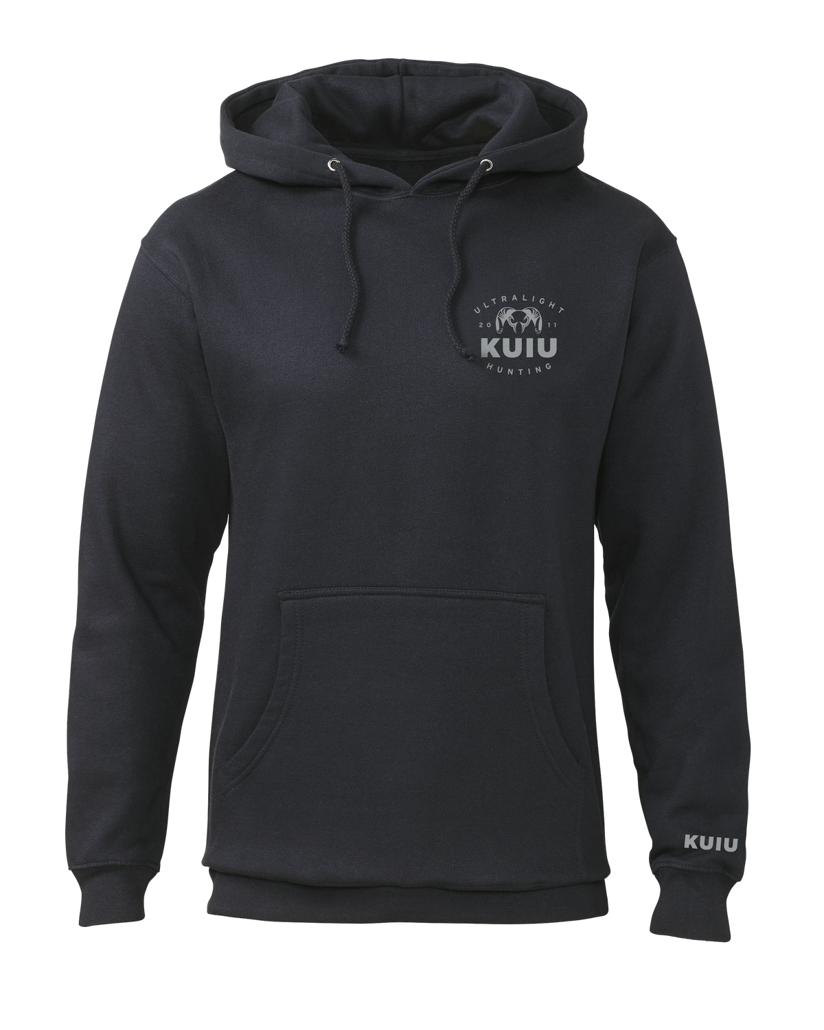 KUIU Ultralight Chest Logo Hoodie | Navy