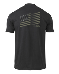 KUIU Solid Flag Fade T-Shirt | Black