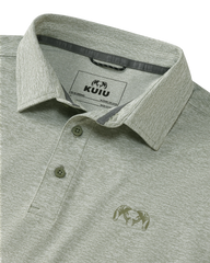 KUIU Performance Polo | Heather Buckbrush