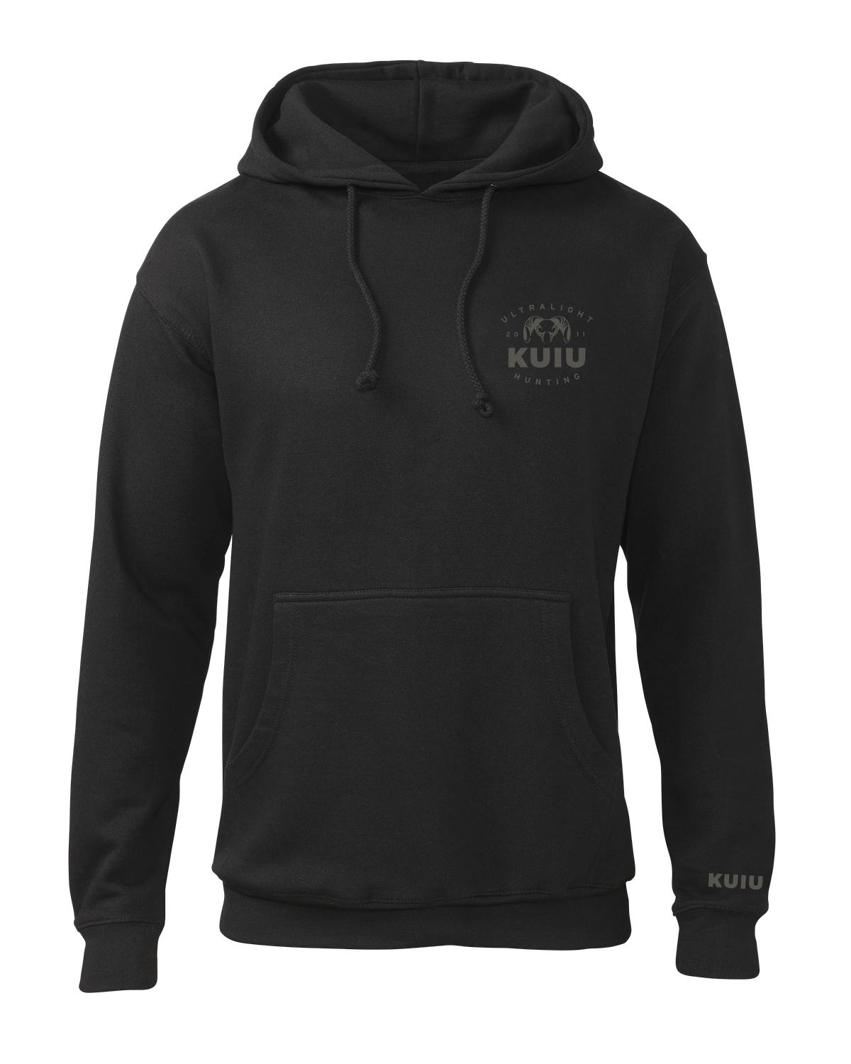 KUIU Ultralight Chest Logo Hoodie | Black