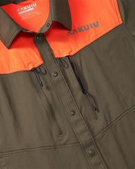 Upland Sporter Shirt | Major Brown/Blaze Orange