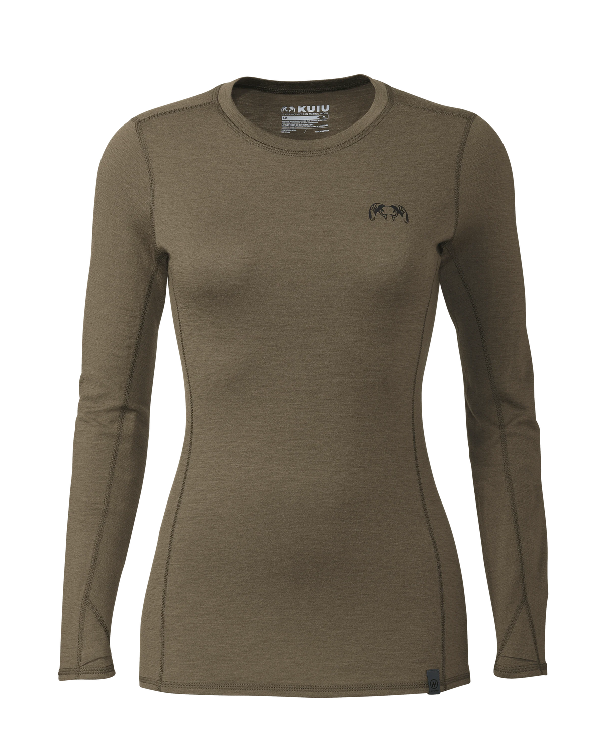 Women's ULTRA Merino 145 LS Crew | Ash