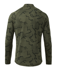 Ridgepoint Fleece Henley | Olive Tonal