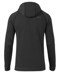 Canyon Waffle Hoodie | Black Heather
