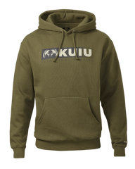 KUIU Distressed Logo Hoodie | Army