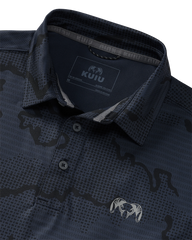 KUIU Performance Polo | Steel Blue Tonal