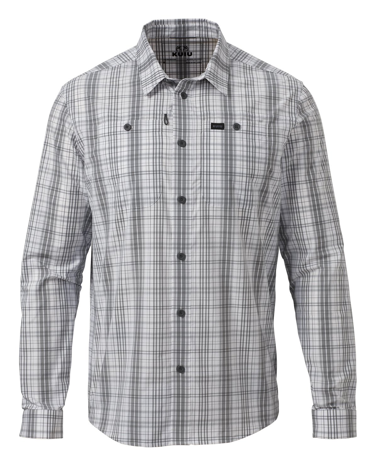 Borrego LS Shirt | Granite Plaid