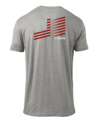 KUIU Retro Flag Fade T-Shirt | Heather Grey