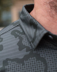 KUIU Performance Polo | Heather Steel Blue