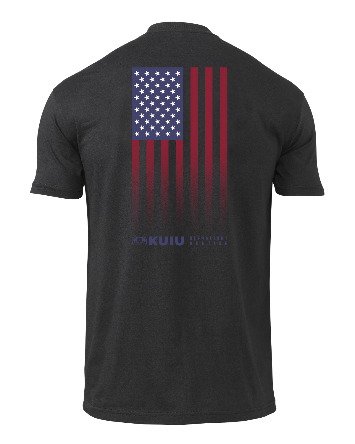 KUIU Vertical Flag Fade T-Shirt | Black