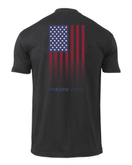 KUIU Vertical Flag Fade T-Shirt | Black