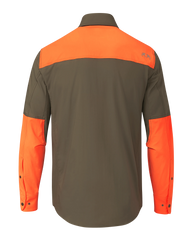 Upland Sporter Shirt | Major Brown/Blaze Orange