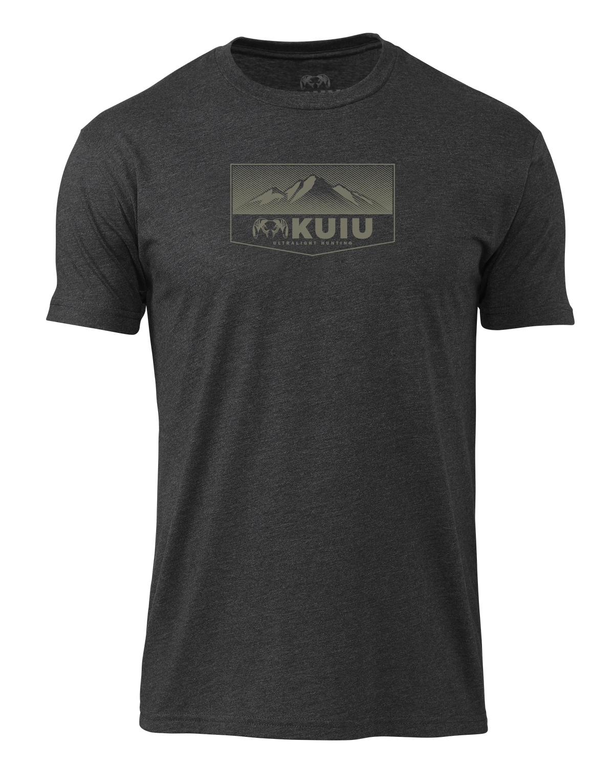 KUIU Ultralight Mountain Logo T-Shirt | Charcoal