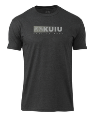 KUIU Here to Hunt Fade T-Shirt | Charcoal