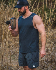 EnduroMesh Tank | Black Heather