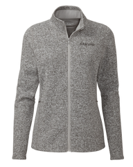 Women's Base Camp Full Zip Sweater | Stone White Heather
