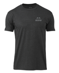 KUIU Vertical Flag Logo T-Shirt | Charcoal