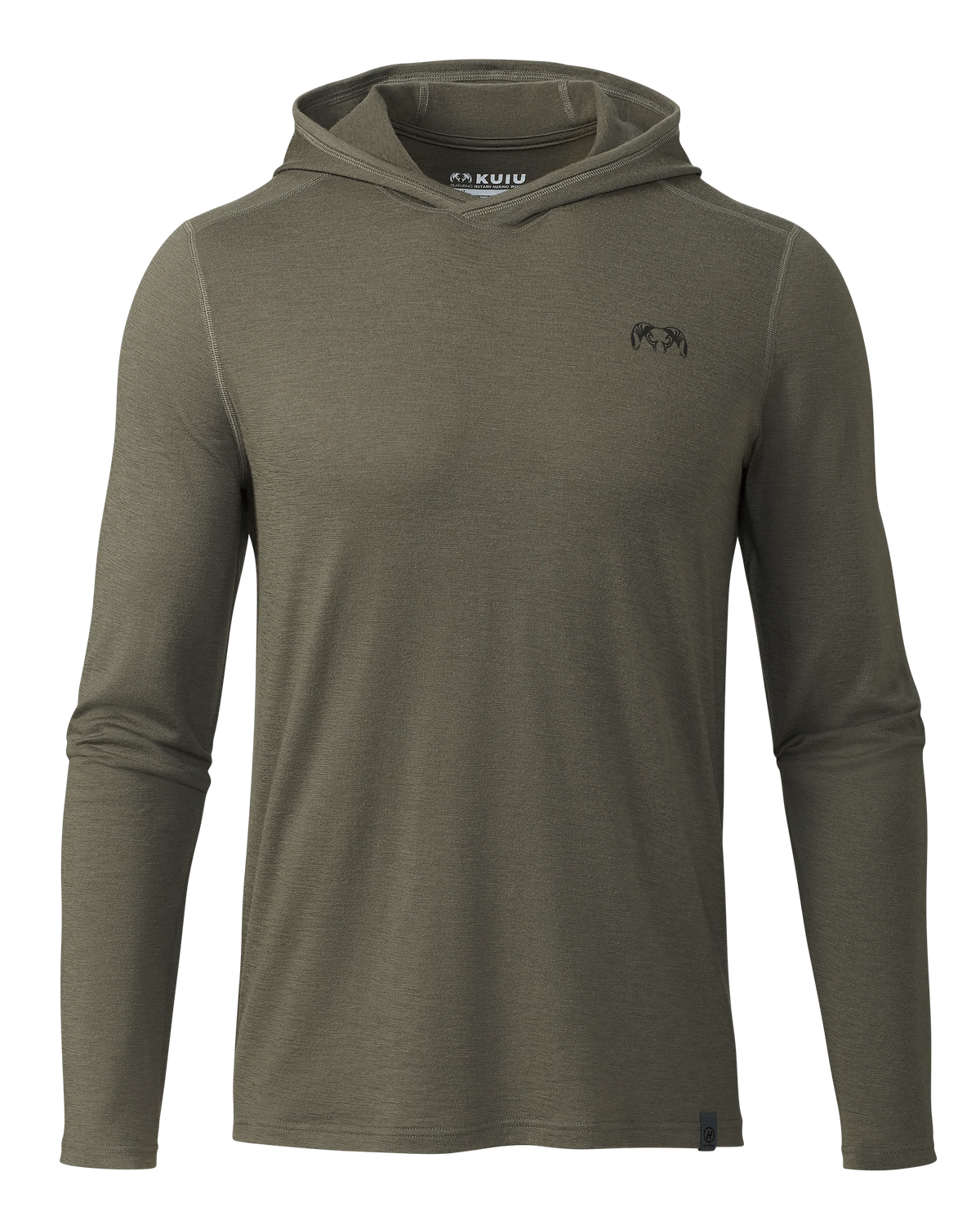 ULTRA Merino 120 LT LS Hoodie | Ash