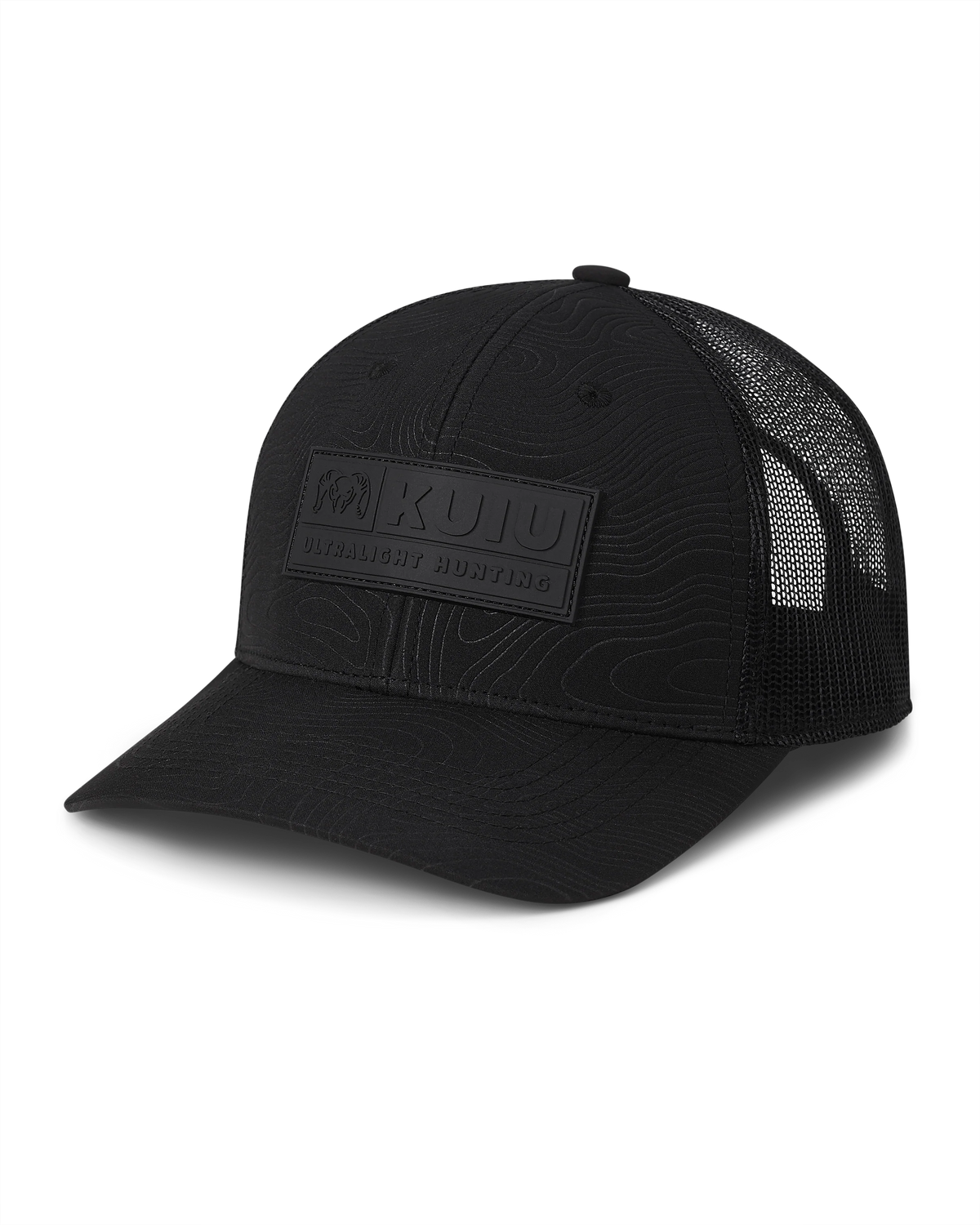 KUIU Topo Patch Hat | Black/Black