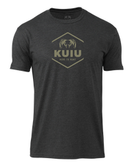 KUIU Stacked Here to Hunt T-Shirt | Charcoal