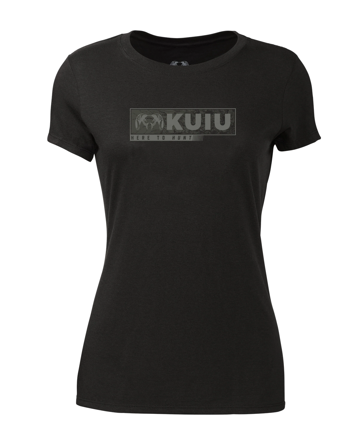 Women's Here to Hunt Gritstone T-Shirt | Black