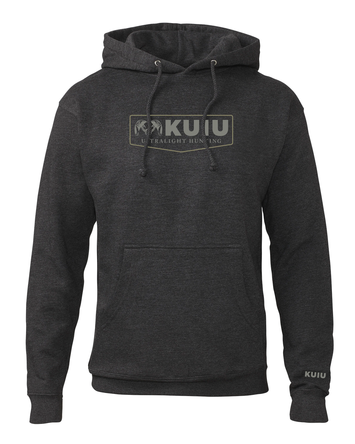 KUIU Shield Logo Hoodie | Charcoal