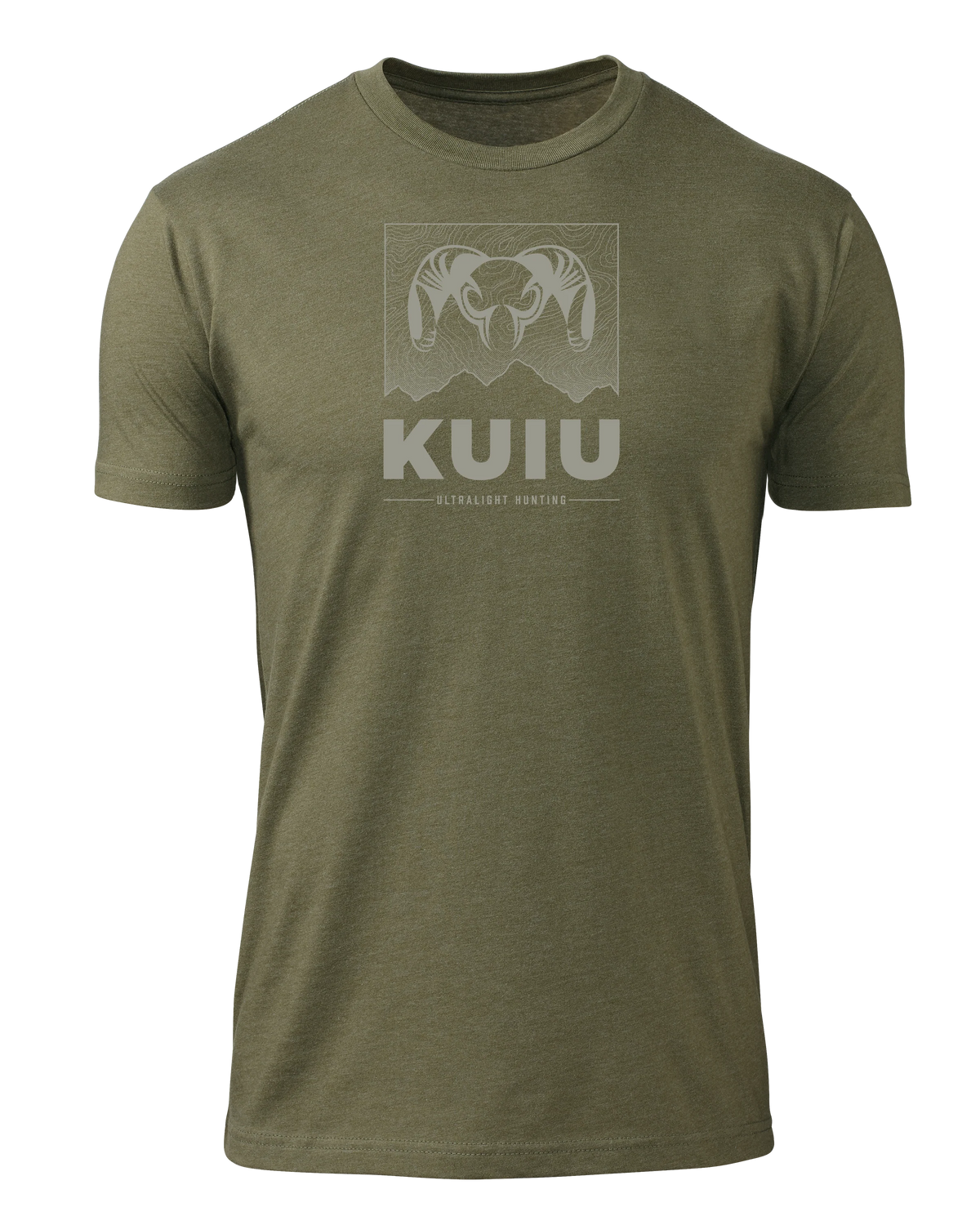KUIU Topo Mountain T-Shirt | Military Green