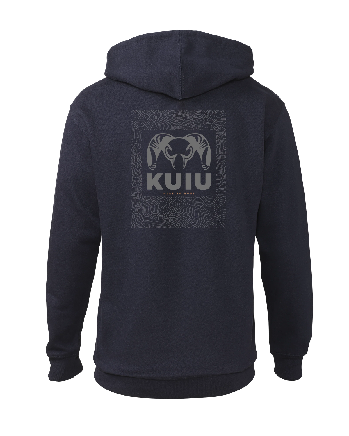 KUIU Topo Back Logo Hoodie | Navy