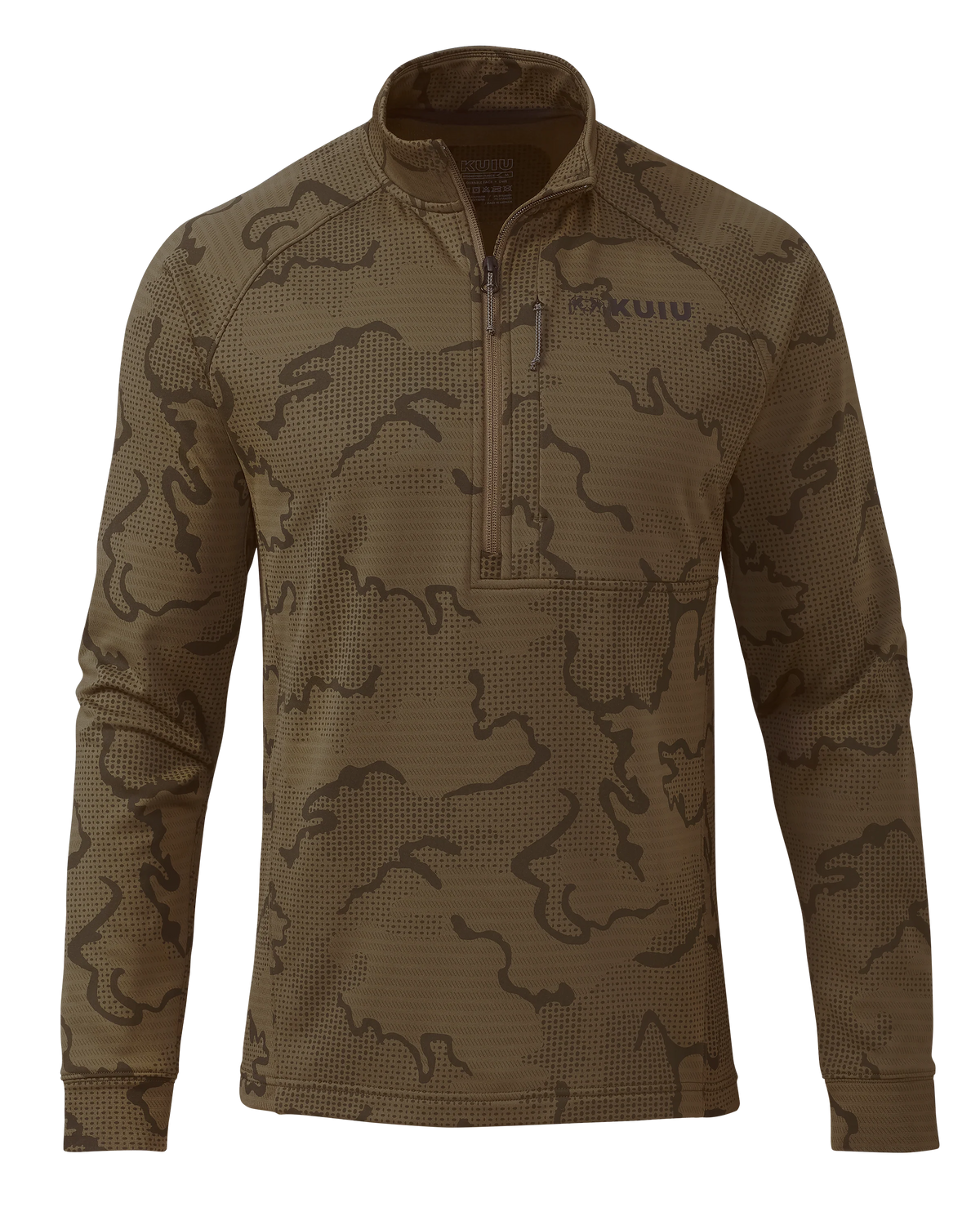 Ridgepoint Fleece Zip-T | Coyote Brown Tonal
