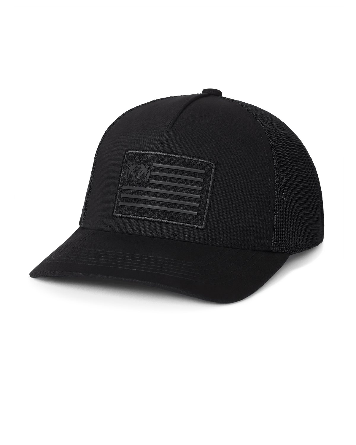 Welded Flag Patch Hat | Black/Black
