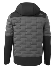 Axis Thermal Hybrid Hooded Jacket | Black-Gunmetal