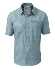 Mesa Vented SS Snap Shirt Topo | Glacier Topo Print