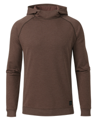 Canyon Waffle Hoodie | Cedar Heather