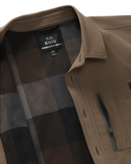 Motive Flannel Lined Shirt Jacket | Major Brown