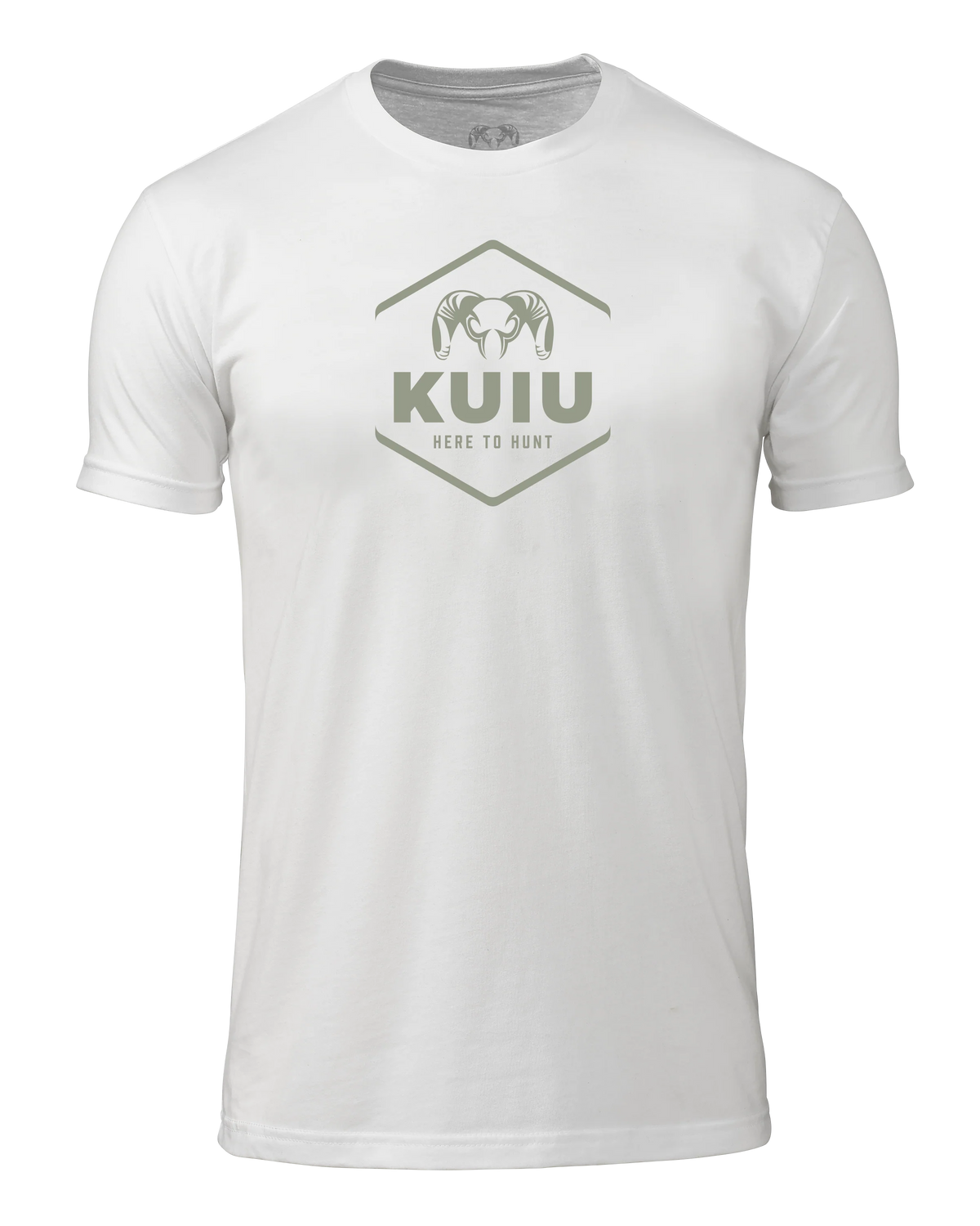KUIU Stacked Here to Hunt T-Shirt | White