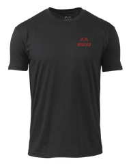 KUIU Retro Flag Fade T-Shirt | Black